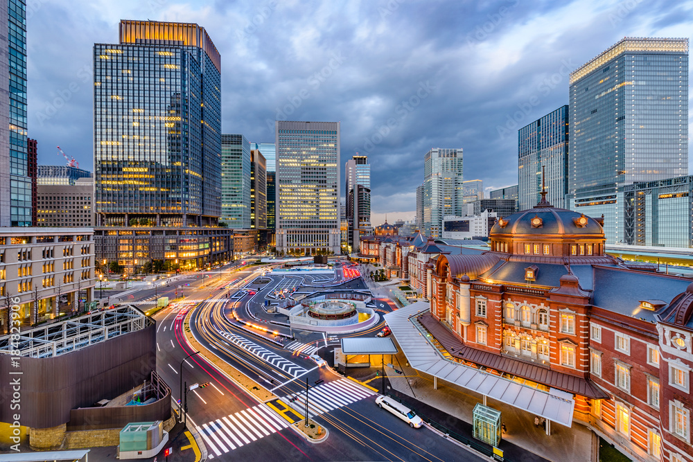 Naklejka premium Tokyo Station Japan