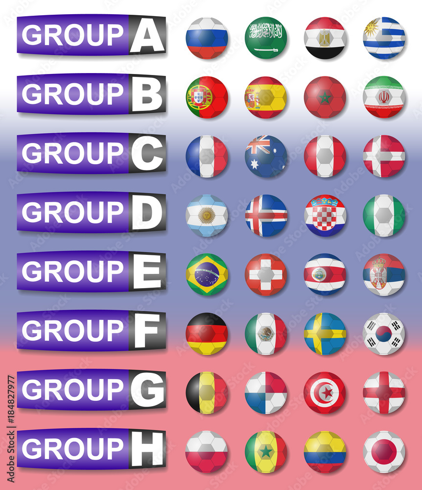 Flags football groups