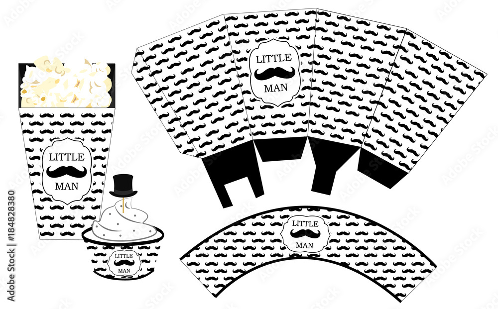 Cupcake Box Template Printable