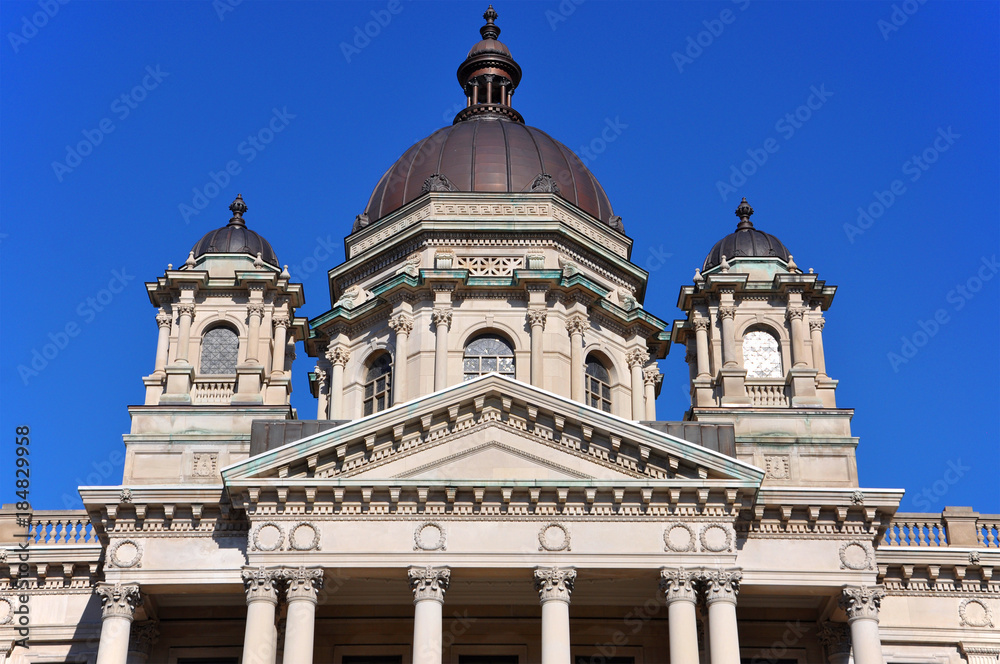 Onondaga Supreme and County Courts House in downtown Syracuse, New York State, USA.