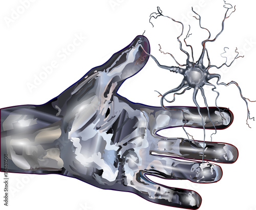 Zombie virus hand infection vector illustration