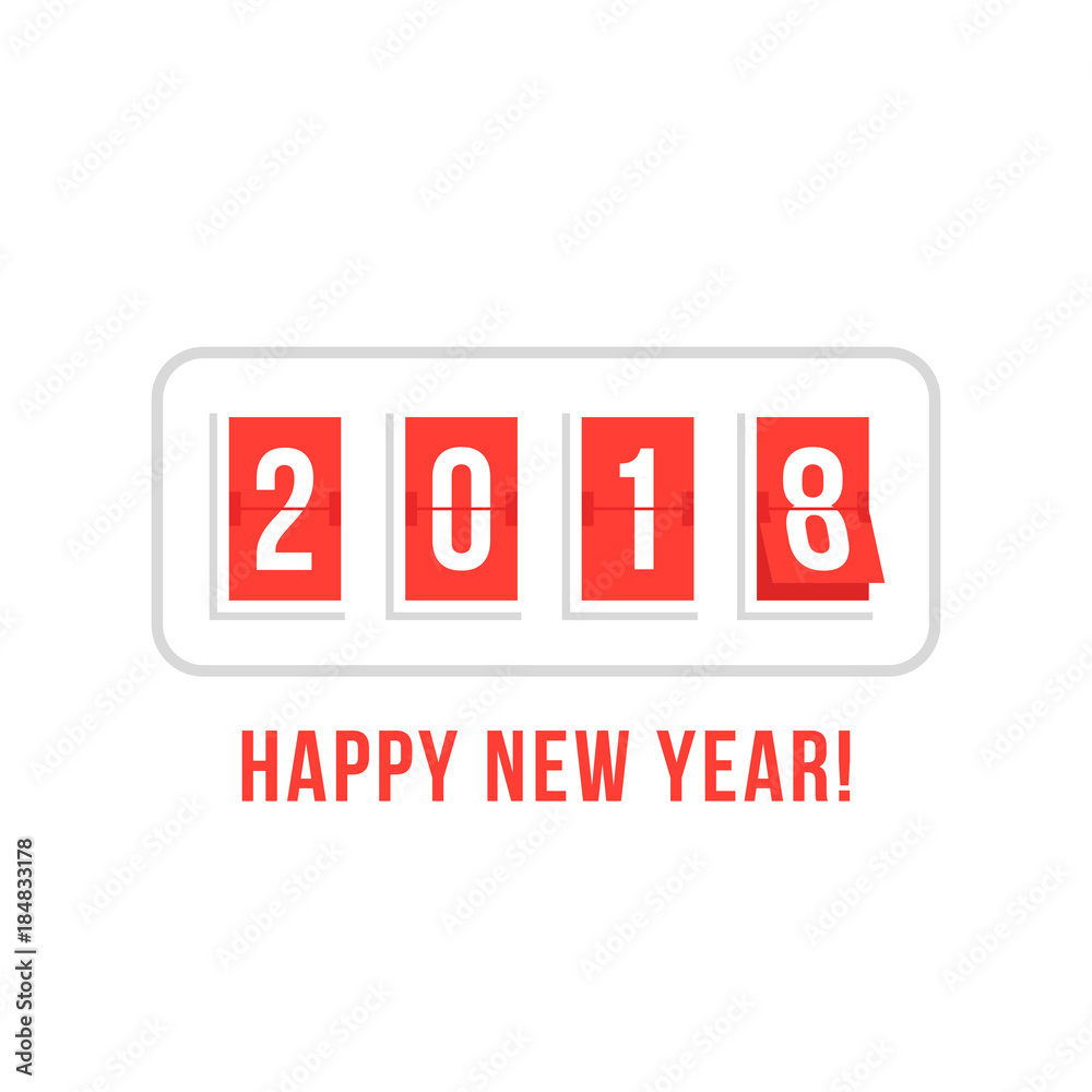happy new year with 2018 scoreboard happy new year with 2018 scoreboard