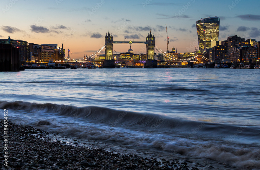 London's Tower Bridge at Sunset London's Tower Bridge at Sunset