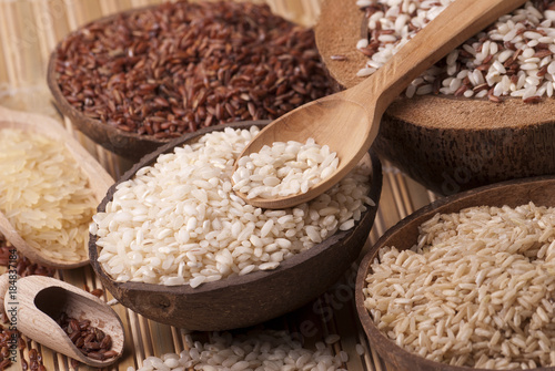 Various kinds of rice