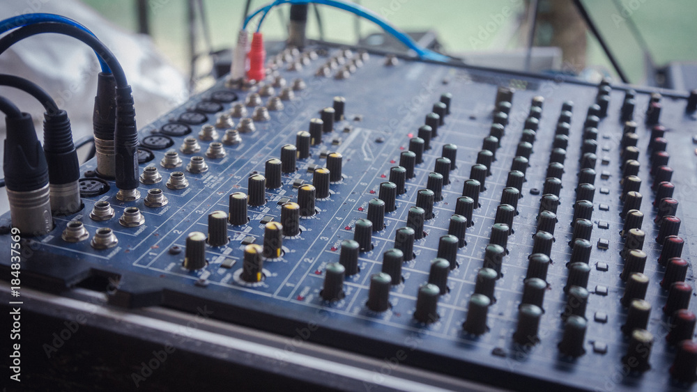 Obraz premium sound and music controller for DJ or use in events