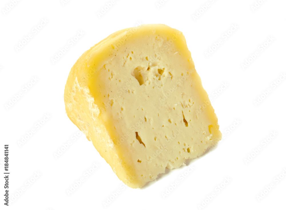 cheese isolated on white