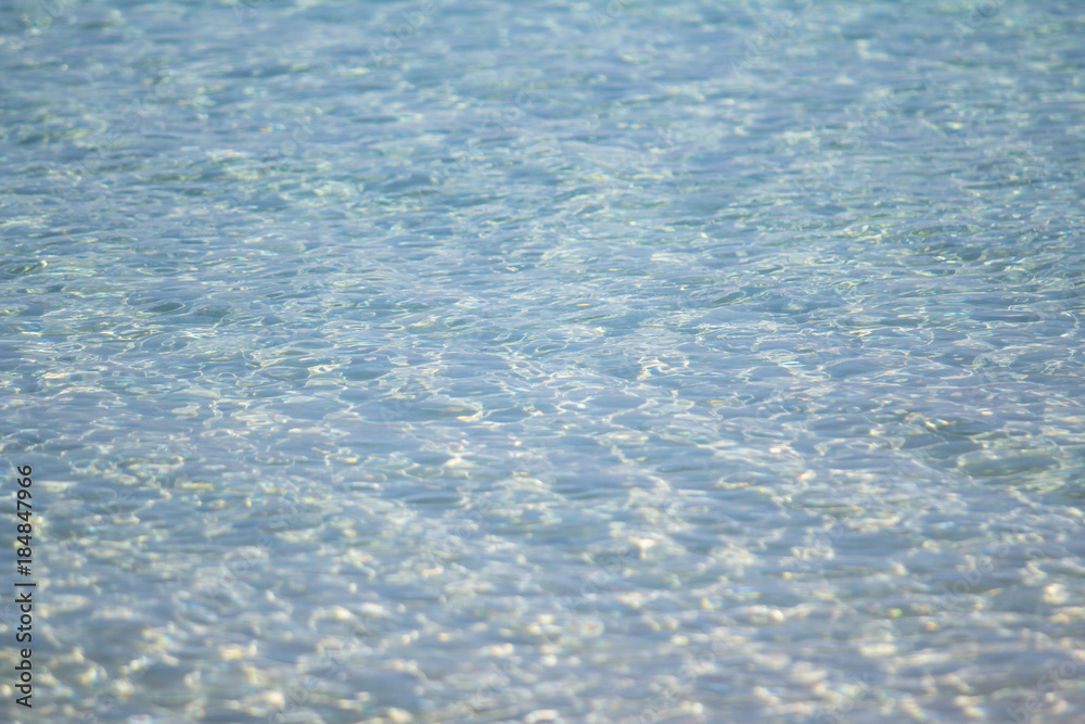 Blue caribbean sea water Blue caribbean sea water
