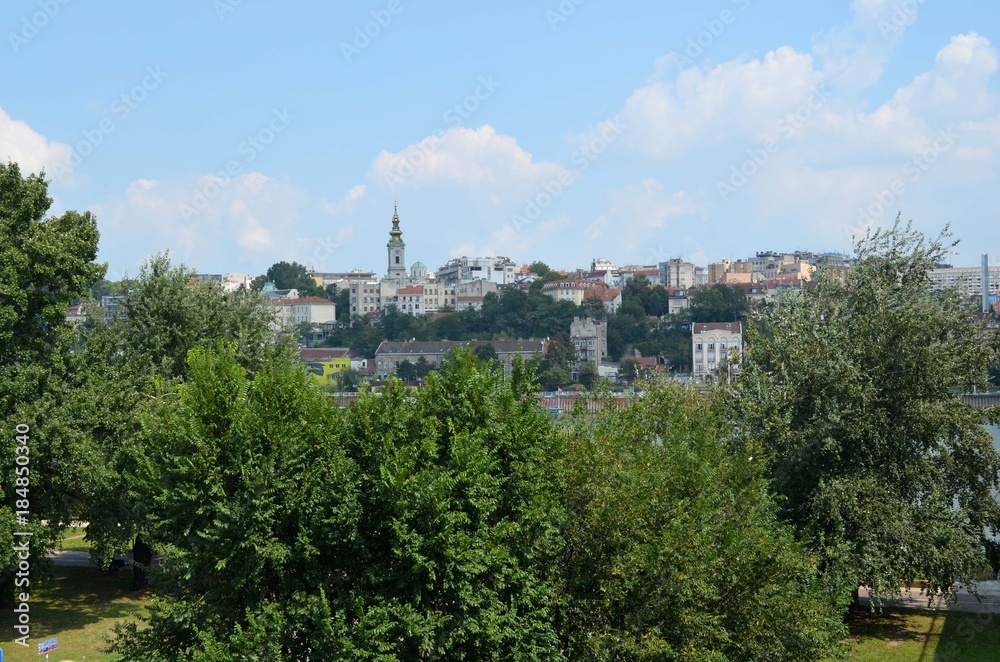 Belgrade from Sava River Shoreline