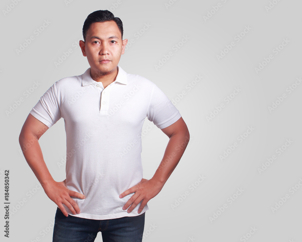 White polo shirt mockup template White polo shirt mockup template