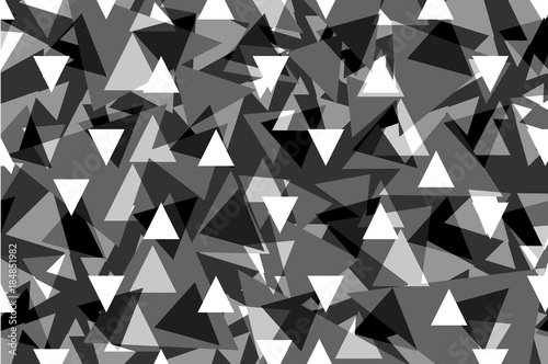 Triangle geometric abstract pattern - gray, Triangle background