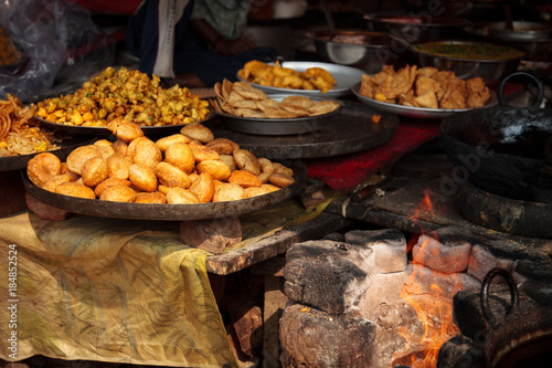 Photography Indian Food At A Market Stall