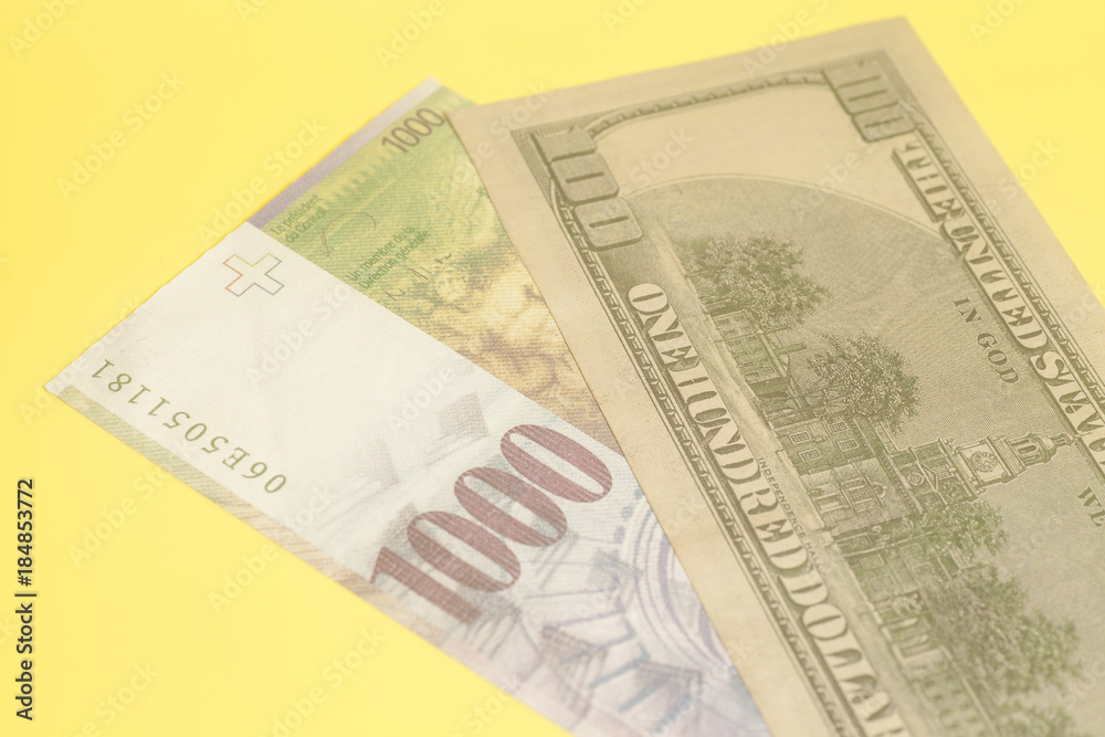  Swiss Franc and American dollars
