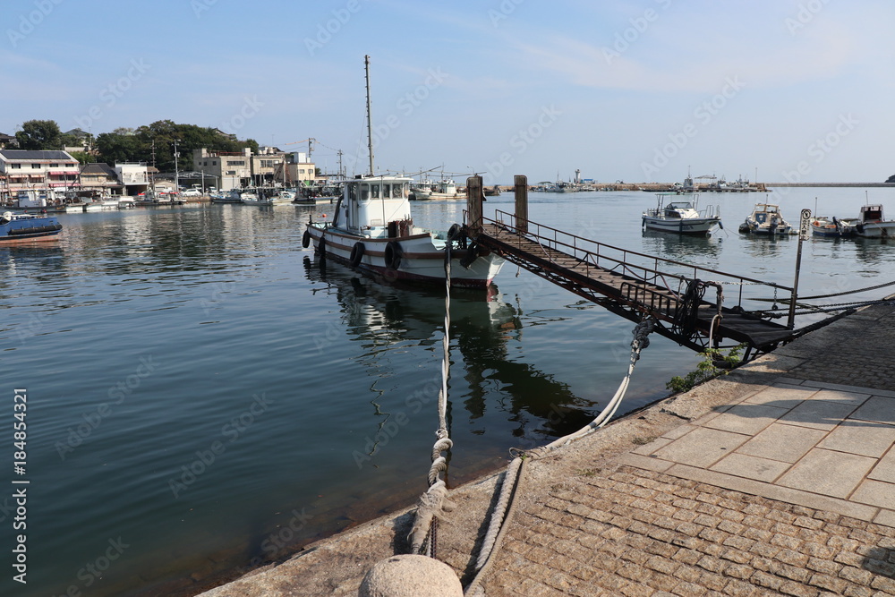 Obraz premium 鞆の浦の湾