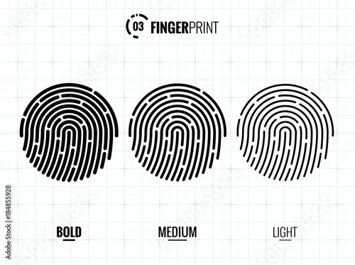 Fingerprint Scan Icon