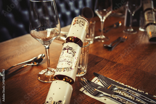 Christmas Restaurant Table