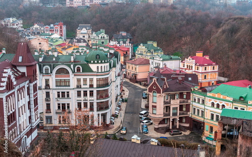 View On Kiev on cloudy day. Kiev. Ukraine © gmstockstudio