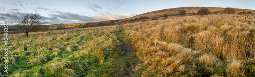 Photo Outdoor panoramic of English moorland