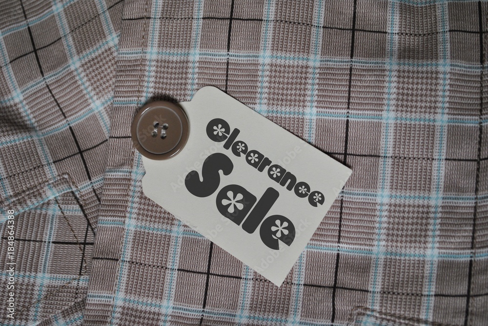 Clearance sale