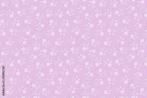 Grapes background seamless pattern. Vector texture