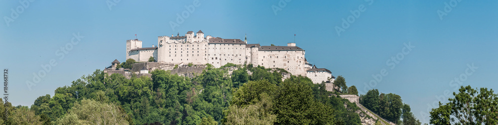 Hohensalzburg Castle (Festung Hohensalzburg) at Salzburg, Austri