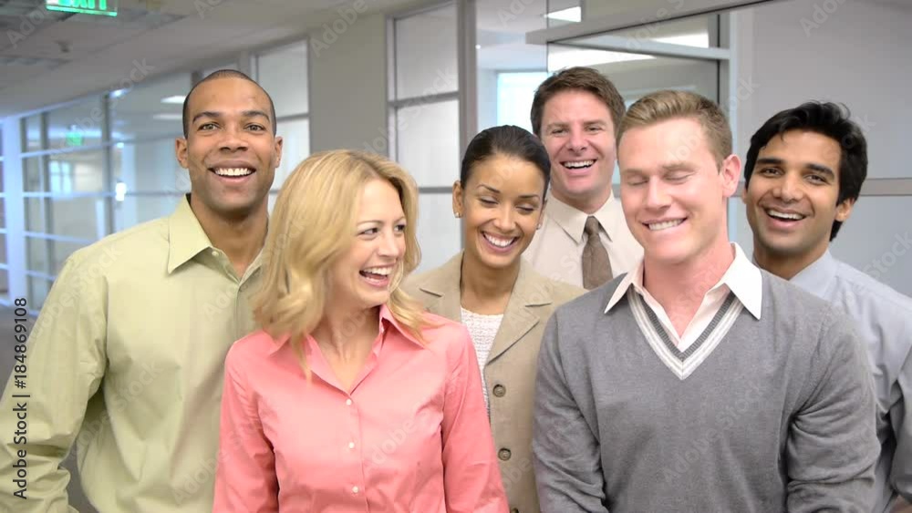 Portrait of five coworkers in office Portrait of five coworkers in office