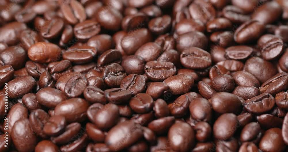 Spinning of Coffee bean Spinning of Coffee bean