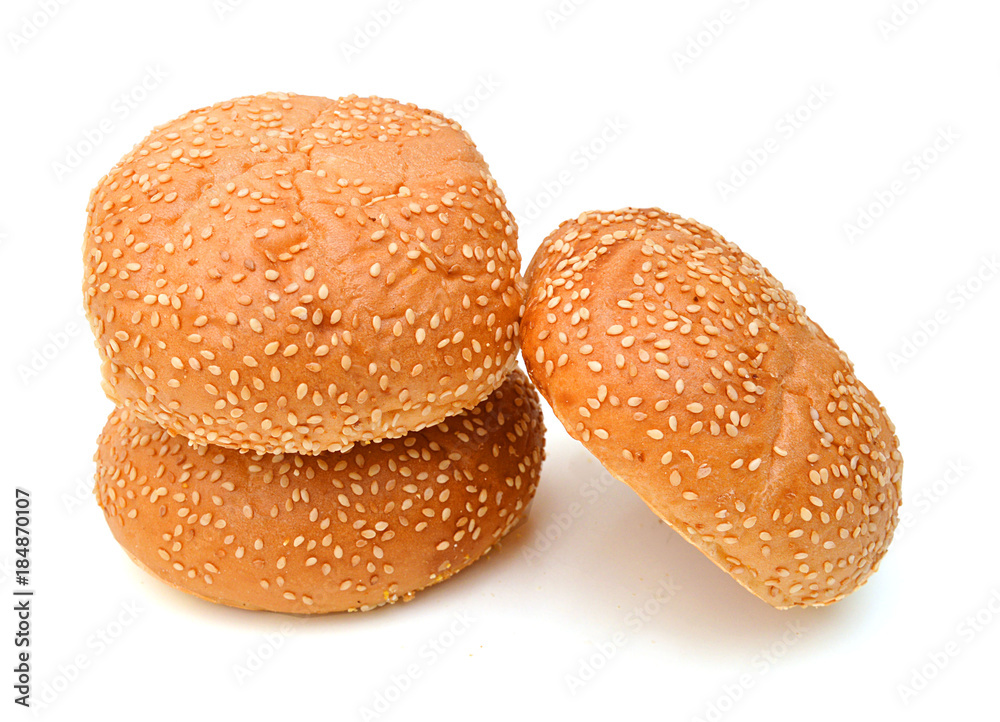 Hamburger on white background Hamburger on white background
