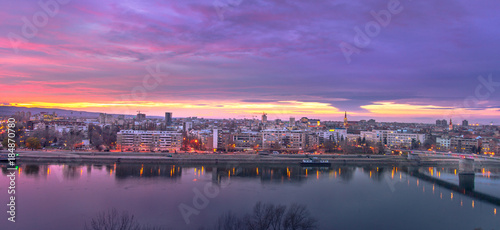 Cityscape from of Novi Sad. photo