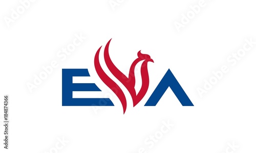 EVA phoenix logo vector