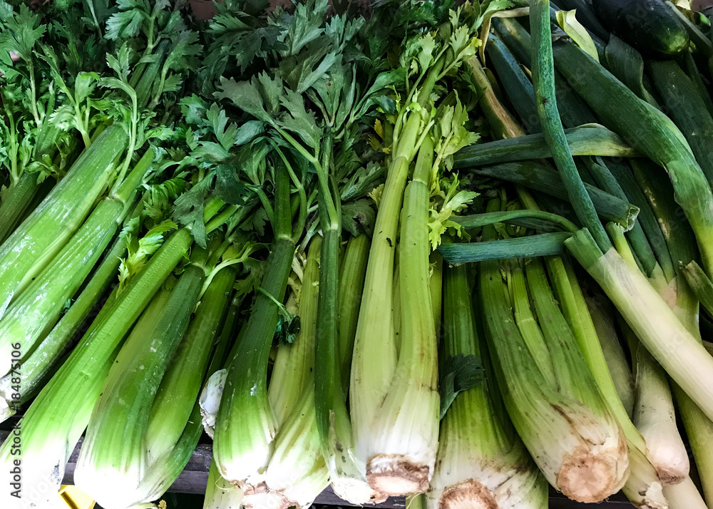 Organic, locally grown celery