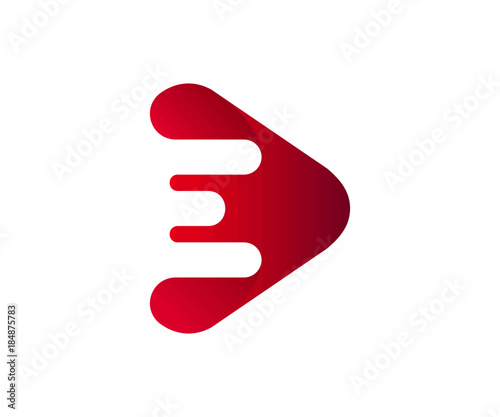 Letter E creative logo design