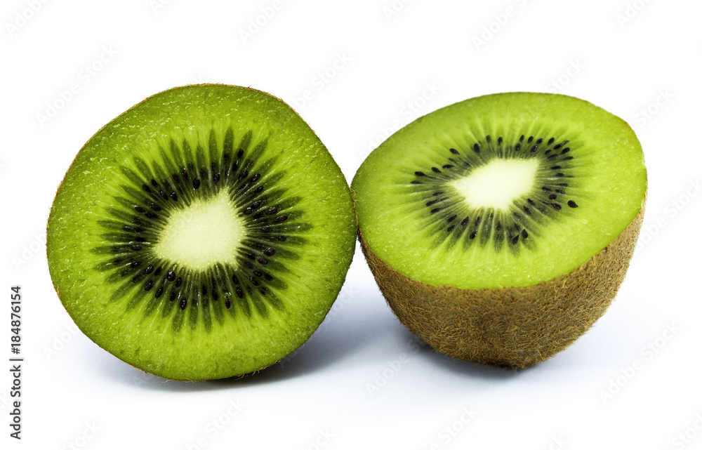 Juicy kiwi fruit isolated on white background Juicy kiwi fruit isolated on white background