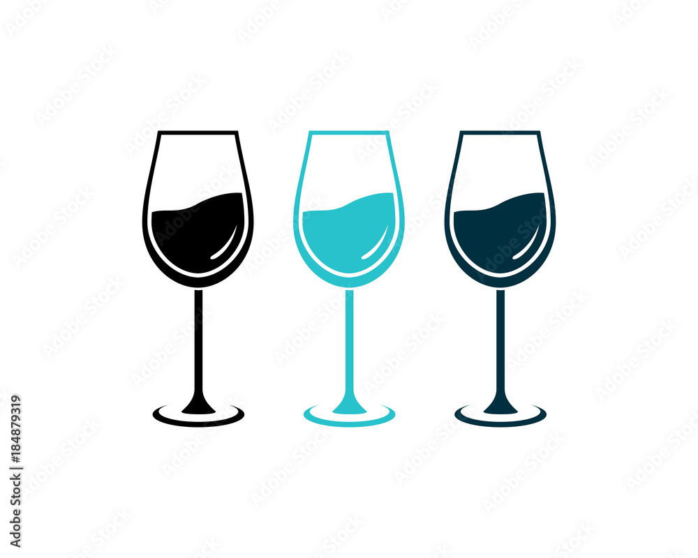 Simple Wine Glass Beer for Restaurant
or Bar Logo Symbol Simple Wine Glass Beer for Restaurant
or Bar Logo Symbol