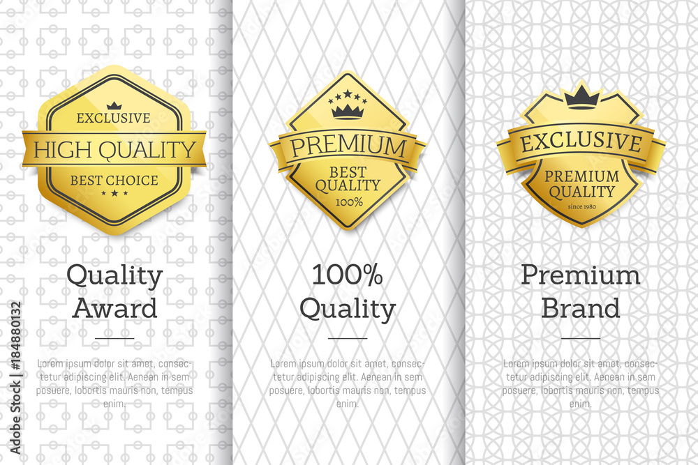 Exclusive High Quality Awards Premium Brand Set