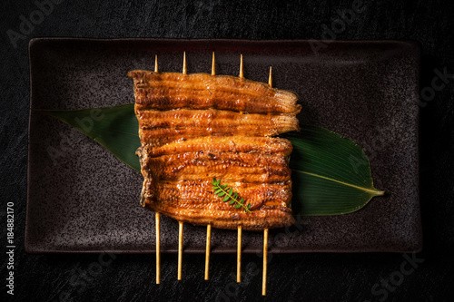 最高級日本産鰻の蒲焼 high quality Japanese broiled eel  photo