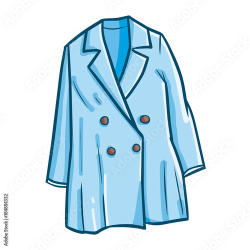 Cute and cool woman suit for working or business - vector.