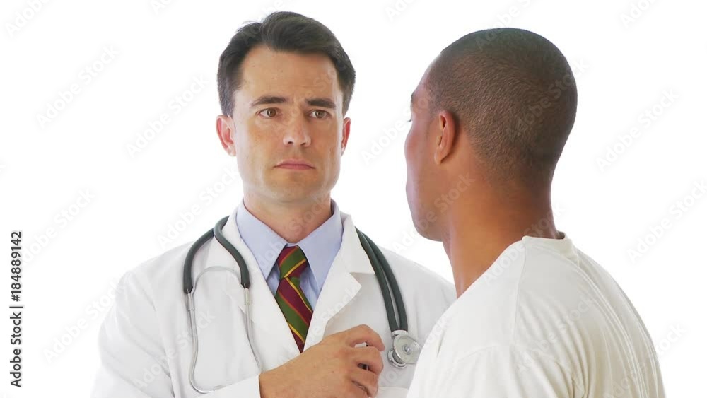 Close up of medical doctor consulting with patient Close up of medical doctor consulting with patient