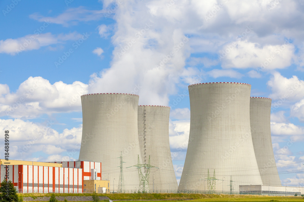 
Nuclear power plant Temelin in Czech Republic Europe
