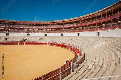 Obraz na płótnie Plaza de Toros, Malaga, Spain, Corrida arena w salonie