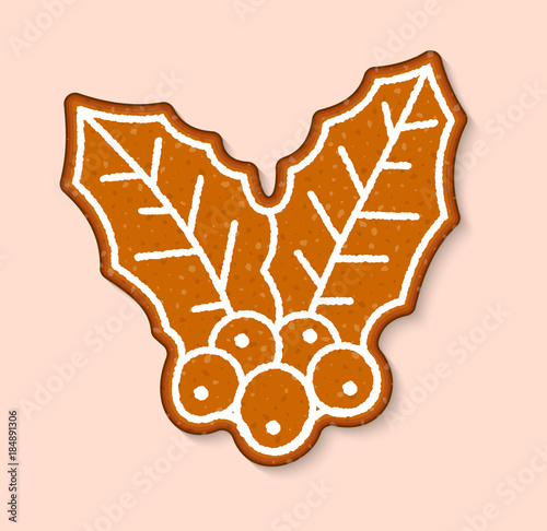 Christmas cookie candy cake vector sweet desserts cooked food traditional cakes for Xmas dinner and teatime illustration