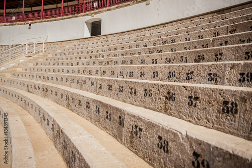 Plaza de Toros, Malaga, Spain, Corrida arena detail