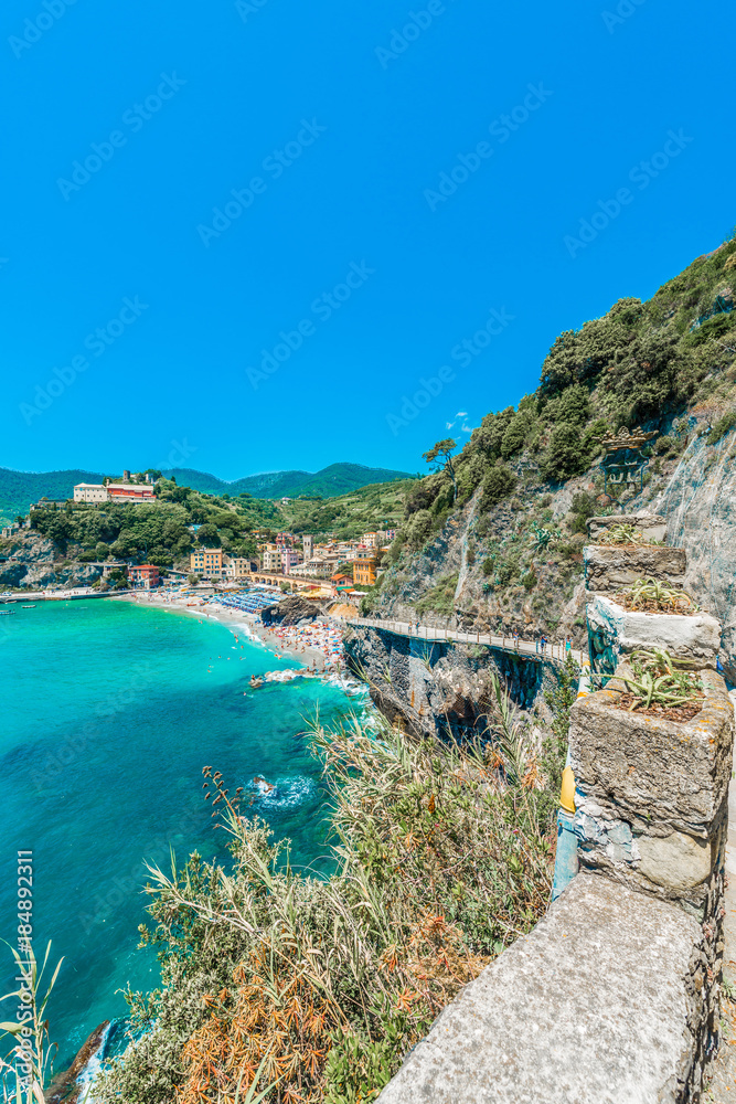 Monterosso in Cinque Terre, Liguria, Italy.
