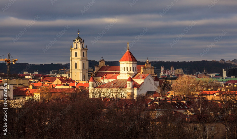 Obraz premium The Churches are Lighted by the Sun