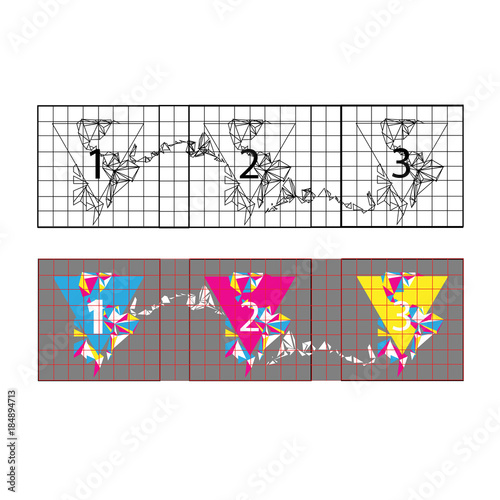 polygon sign inforgraphic