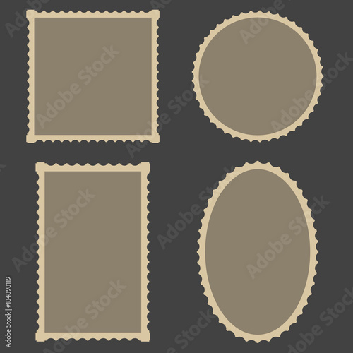 frame Blank Postage Stamps ...