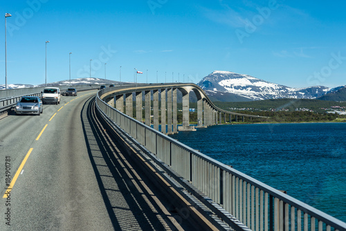 Route 862 in Troms  Northern Norway