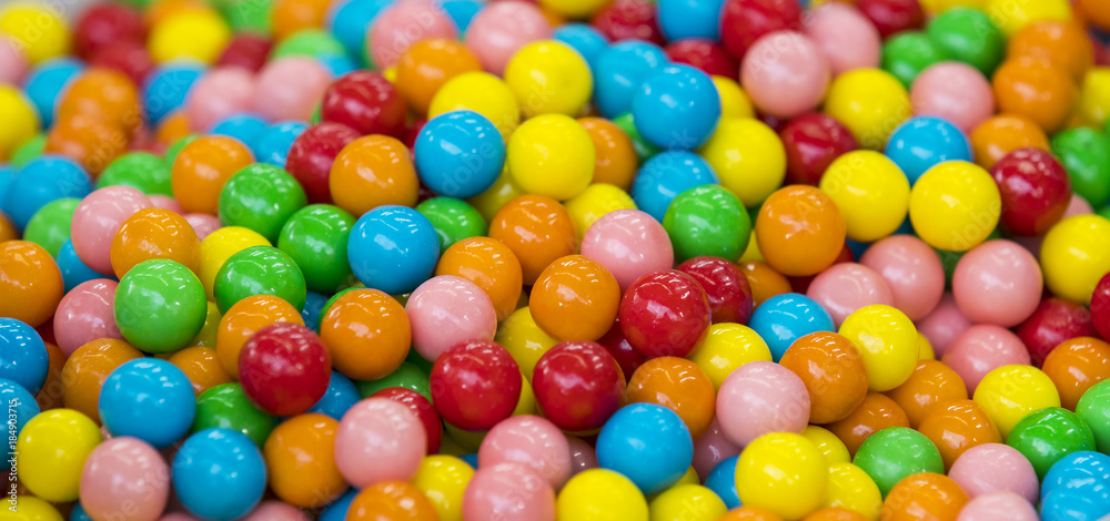 Background of multi-colored round sweet candies Background of multi-colored round sweet candies