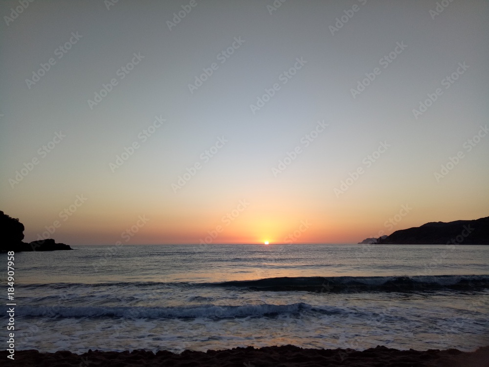 Sunrise 🌅 Beach ouedboukrat Annaba