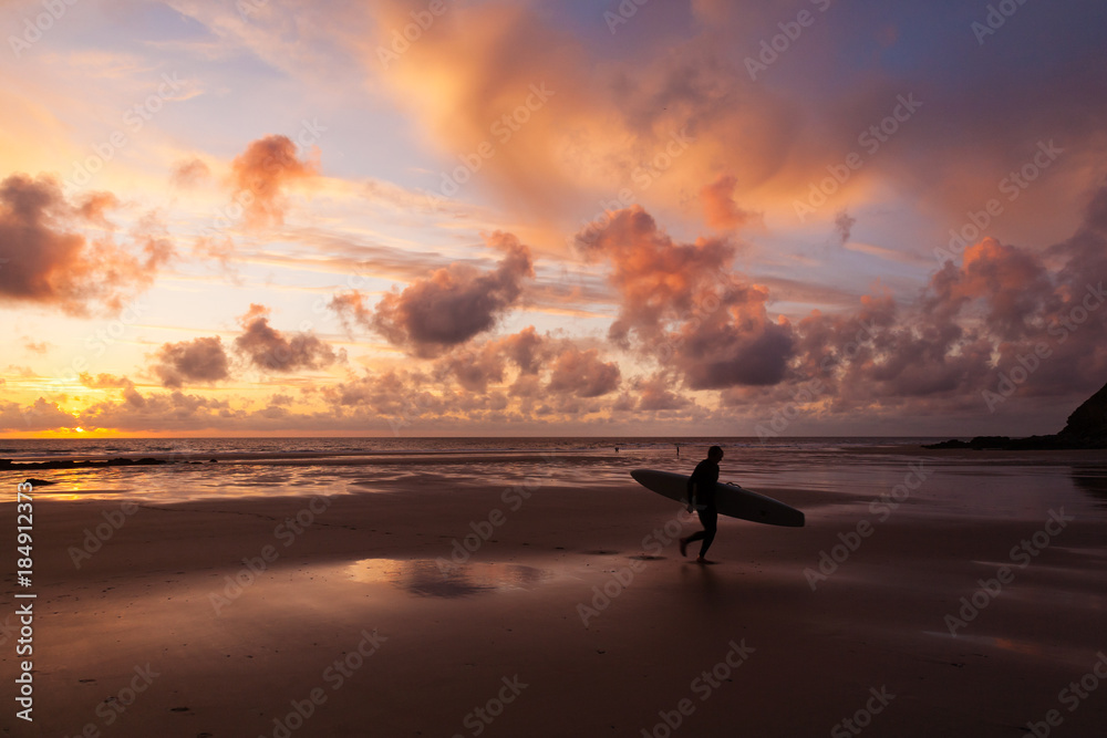 Porthtowan Beach, Cornwall, UK