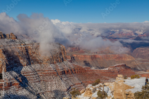 Grand Canyon South Rim Winter Landscape